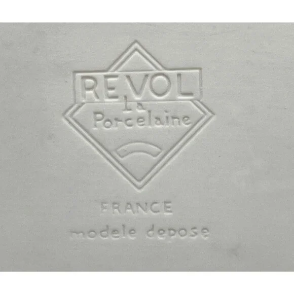 Vintage Revol Porcelain Fromages De France Cheese Platter Tray White 16" x 9" - Picture 10 of 11